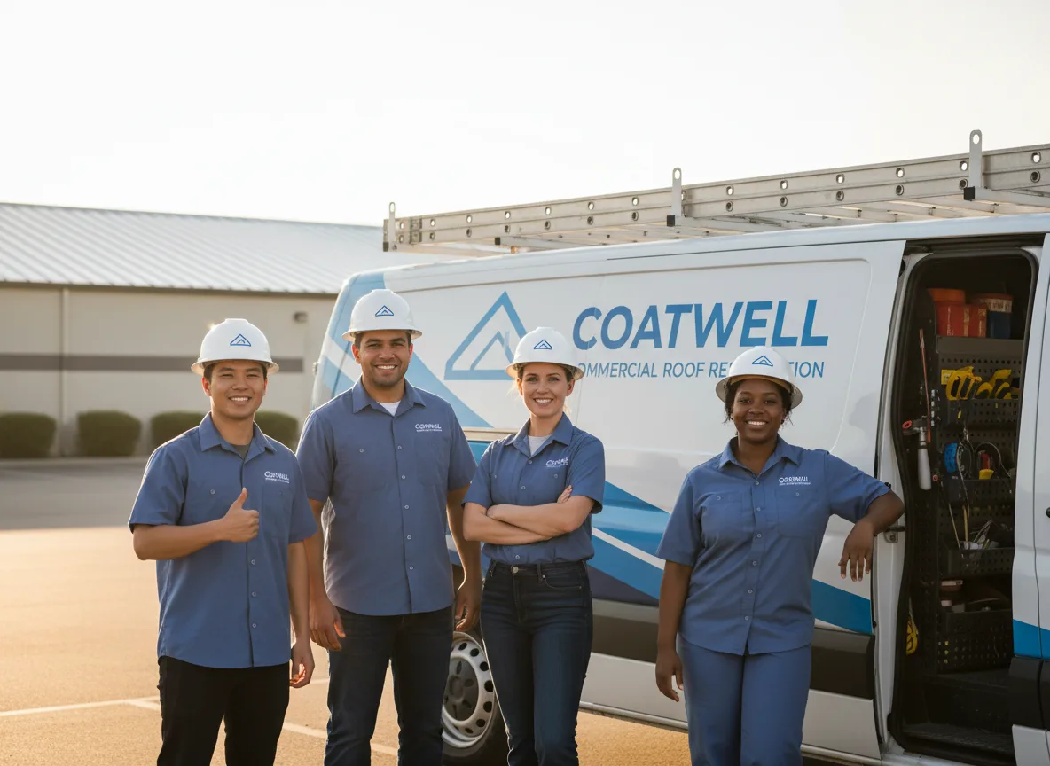 Commercial roof coating company in Blue Ridge, TX